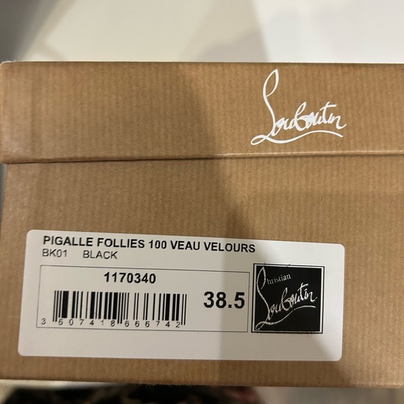 Christian Louboutins pigalle follies 100 black (38.5) - Picture 4 of 10